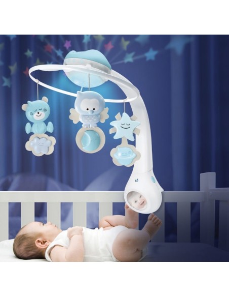 Mobile Douce Nuit 3 en 1 avec Projecteur – Infantino