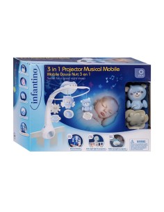 Mobile Douce Nuit 3 en 1 avec Projecteur – Infantino