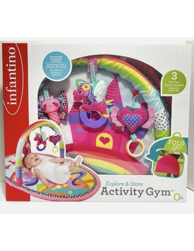 Tapis d'Éveil Évolutif Pliable "Explore & Store Activity Gym" – Infantino