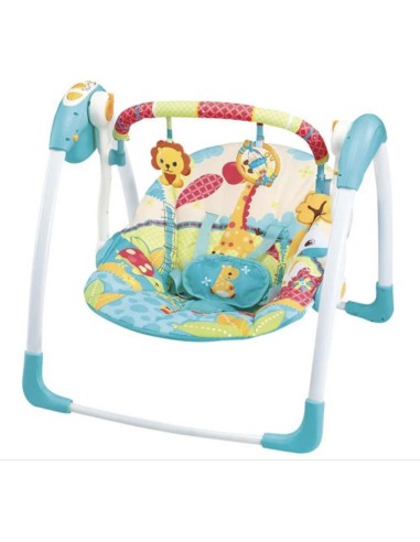 Mastela Deluxe Portable Swing – Balancelle Électrique et Musicale Pour Bébé