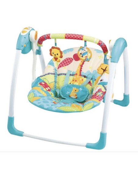 Mastela Deluxe Portable Swing – Balancelle Électrique et Musicale Pour Bébé