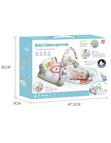 Tapis d'Éveil Musical Évolutif – Baby's Piano Gym Mat