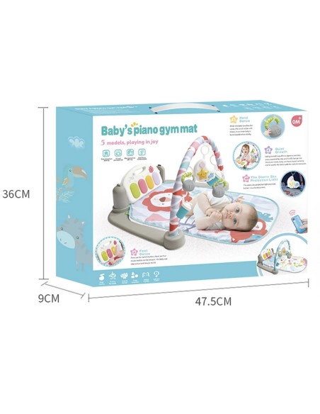 Tapis d'Éveil Musical Évolutif – Baby's Piano Gym Mat