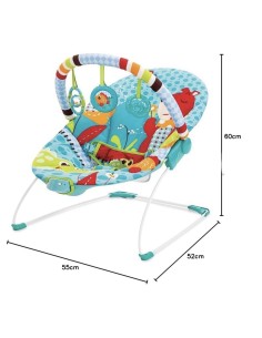 Mastela Soothing Vibrations Bouncer – Transat Vibrant et Évolutif pour Bébé
