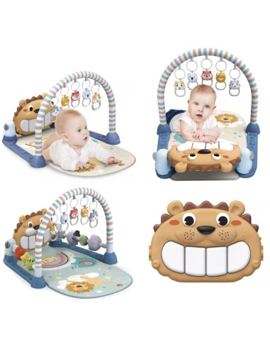 Tapis d'Éveil Évolutif Lion "Baby Pedal Piano" – Hug Happy