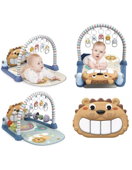 Tapis d'Éveil Évolutif Lion "Baby Pedal Piano" – Hug Happy