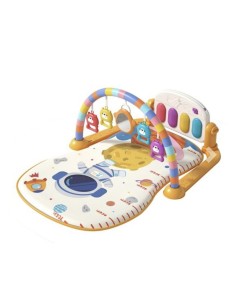 Tapis d'Éveil Évolutif Petit Astronaute avec Piano et Toise de Mesure