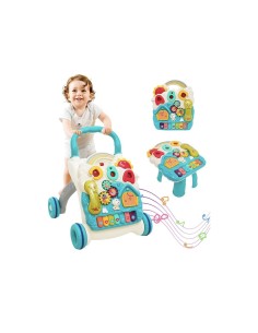 Trotteur Évolutif 3-en-1 – Centre d’Activités et Table d'Éveil Musicale pour Bébé