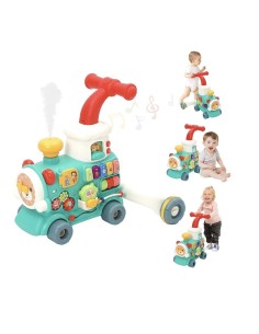 Train Porteur et Pousseur Évolutif 3-en-1 pour Bébé