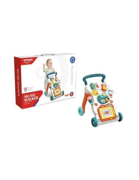 Huanger Music Walker – Trotteur Éducatif Musical et Chariot de Marche pour Bébé