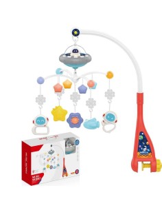 Mobile Musical pour Lit Bébé Thème Espace – Huanger