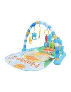 Tapis d'Éveil Musical 2-en-1 avec Piano – Piano Fitness Rack 2