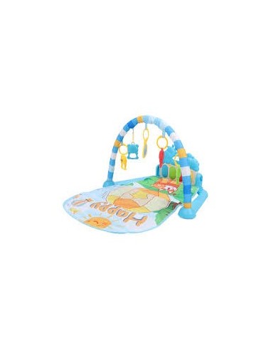 Tapis d'Éveil Musical 2-en-1 avec Piano – Piano Fitness Rack