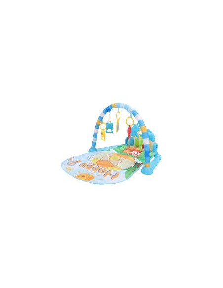 Tapis d'Éveil Musical 2-en-1 avec Piano – Piano Fitness Rack