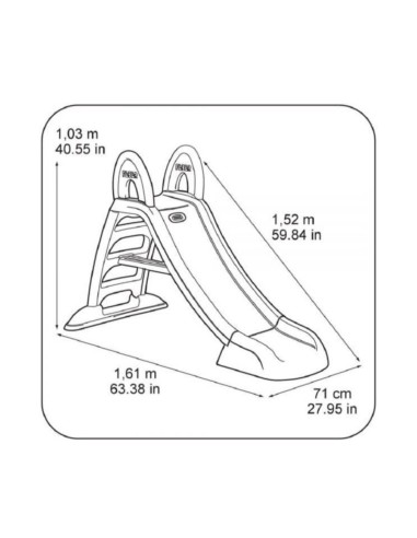 Toboggan Aquatique Slide Max de Feber