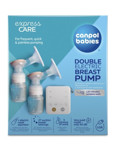 Tire-Lait Électrique Double 2-en-1 ExpressCare – Canpol babies