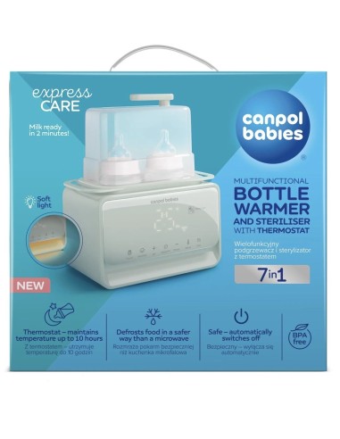 Chauffe-Biberon et Stérilisateur Multifonction 7-en-1 ExpressCare – Canpol babies