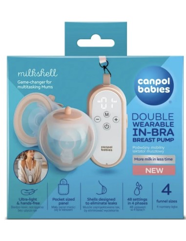 Tire-Lait Électrique Double Coque MilkShell – Canpol babies