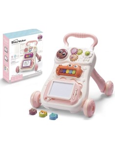 Trotteur Éducatif et Musical pour Bébé – Pousseur 2-en-1 avec Tableau Magique 2