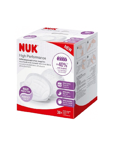 Coussinets d'allaitement NUK High Performance (Boîte de 30 pièces)