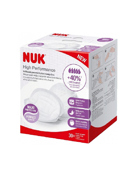 Coussinets d'allaitement NUK High Performance (Boîte de 30 pièces)