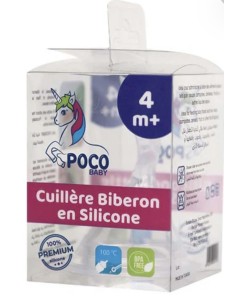 Cuillère Biberon en Silicone POCO BABY (4 Mois et +)