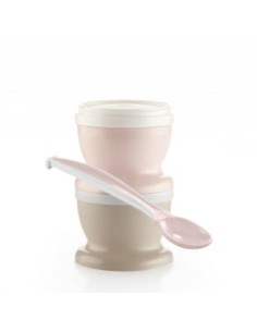 Lot de 2 Petits Pots de Conservation pour Bébé + 1 Cuillère Douce– Thermobaby