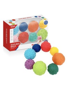 Coffret de 8 Balles Sensorielles Texturées – "Textured Balls" Huanger