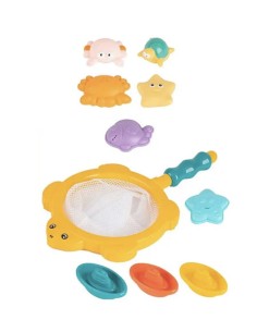 Set de Bain Épuisette et Figurines (10 pièces) – "Bath Bag" Huanger 2
