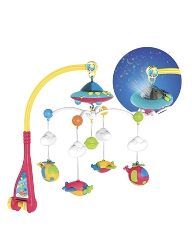 Mobile Musical et Projecteur de Berceau – "Space Travel" Huanger