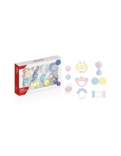 Coffret de Hochets et Anneaux de Dentition pour Bébé (8 pièces) – Huanger