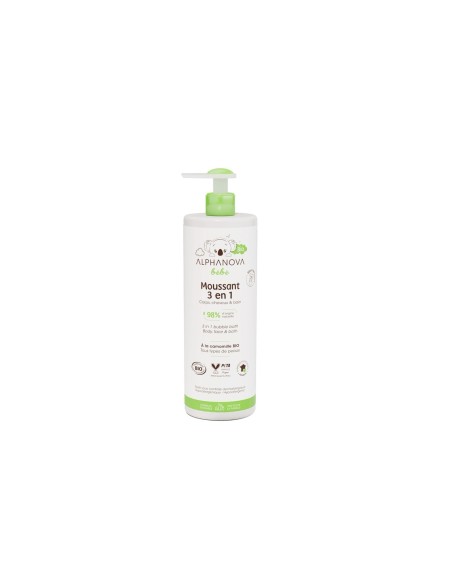 ALPHANOVA MOUSSANT 3EN1 BIO 400ML