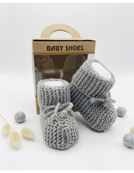 CHAUSSONS DE BEBE EN CROCHET